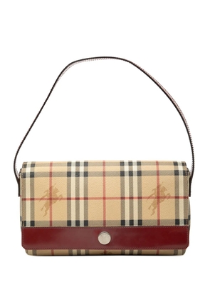 Burberry Pre-Owned 2003 Haymarket Check Coated Canvas shoulder bag - Brown