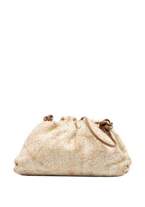 Bottega Veneta Pre-Owned 2012-2025 Crackled Calfskin The Mini Pouch crossbody bag - Brown