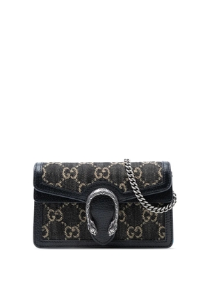 Gucci Pre-Owned 2016-2025 Mini GG Denim Dionysus crossbody bag - Black