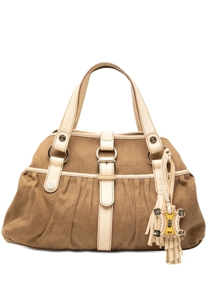 Celine Pre-Owned 20th Century Canvas Boogie Tassel tote bag - Brown