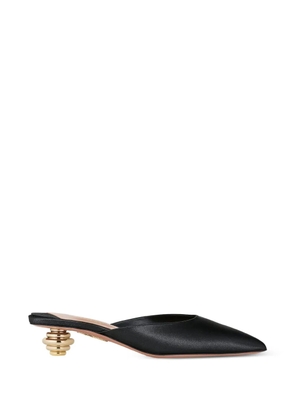 Aquazzura x Alex Rivière jewel-embellished mules - Black