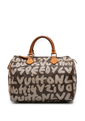 Louis Vuitton Pre-Owned 2001 Stephen Sprouse Monogram Graffiti Speedy 30 boston bag - Brown