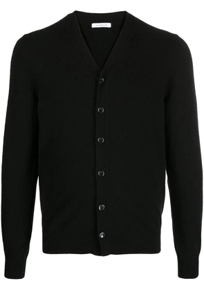 Malo V-neck button-down knit cardigan - Black