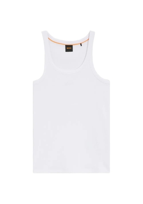BOSS round neck vest - White