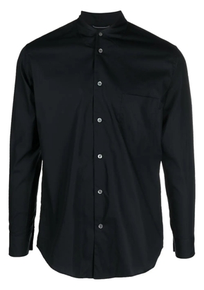 Tintoria Mattei band-collar cotton shirt - Black
