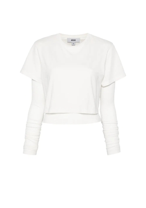 AGOLDE Romily crew-neck T-shirt - White