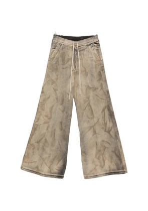 Rick Owens drawstring wide-leg jeans - Neutrals