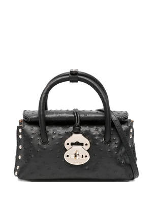 Zanellato baby Dotta studded tote bag - Black