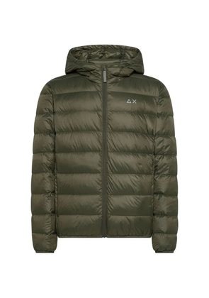 Sun68 hooded padded jacket - Green