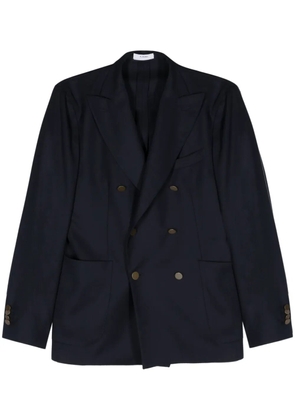 Boglioli single-breasted wool blazer - Blue