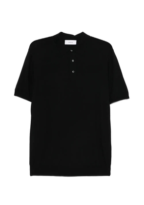 Lardini buttoned polo shirt - Black