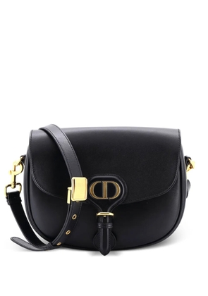 Christian Dior Pre-Owned Bobby Flap Bag Leather Medium crossbody bag - Black