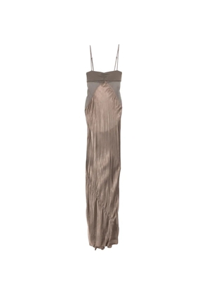 Rick Owens Combo slip gown - Brown