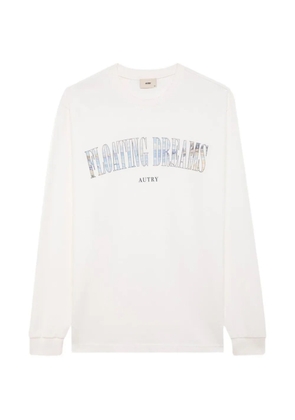 Autry Landscape long-sleeve cotton T-shirt - Neutrals