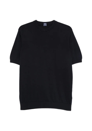 Fedeli crew neck short-sleeve T-shirt - Blue