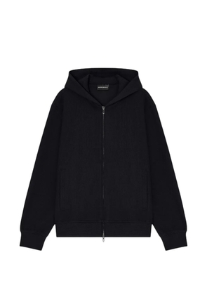 Emporio Armani canneté hoodie - Black