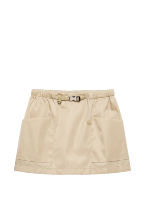 Prada Re-Nylon mini skirt - Neutrals
