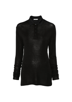 ENTIRE STUDIOS buttoned polo shirt - Black