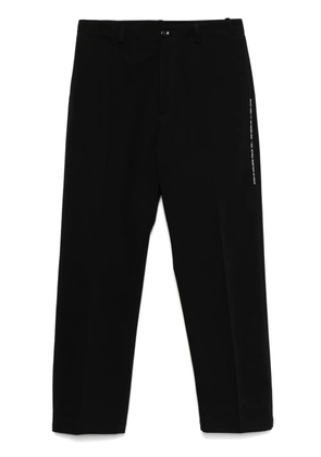 Moncler x FRGMT cotton trousers - Black