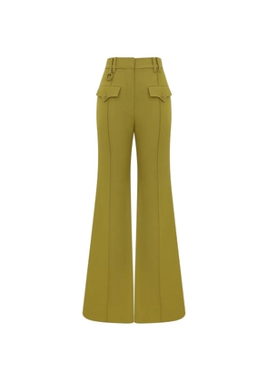 ZIMMERMANN Luna flared trousers - Green