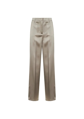 Blanca Vita high-rise pressed trousers - Neutrals