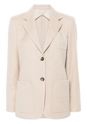 Max Mara Carpi single-breasted blazer - Neutrals