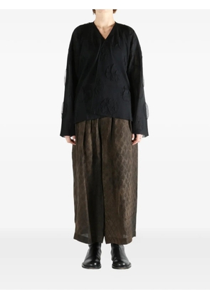 Uma Wang long-sleeves jacket - Black