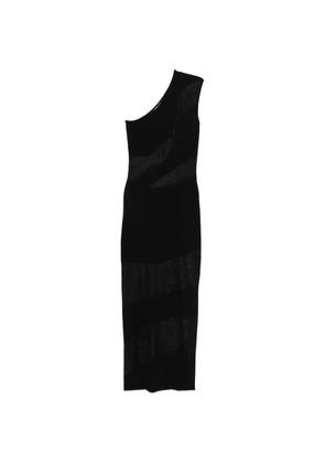 Federica Tosi one-shoulder panelled midi dress - Black