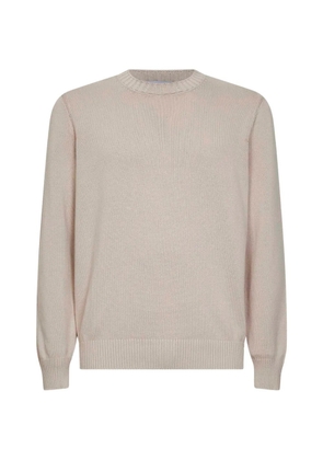 D4.0 ribbed crew-neck sweater - Neutrals