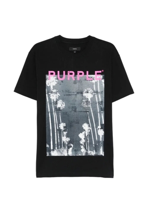 Purple Brand Mirage graphic-print T-shirt - Black