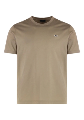 Paul & Shark round-neck logo T-shirt - Brown