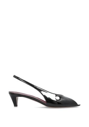 NEOUS Hamal peep-toe slingback pumps - Black