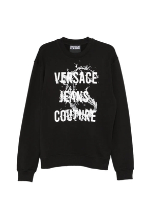 Versace Jeans Couture logo-print sweatshirt - Black