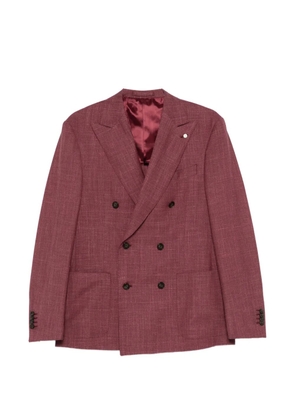 LUIGI BIANCHI MANTOVA double-breasted blazer - Red