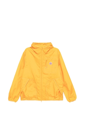 Moncler hooded logo jacket - Orange