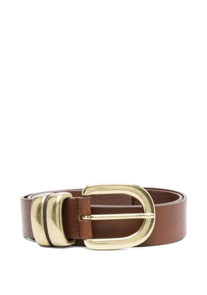 By Malene Birger buckle leather belt - Brown