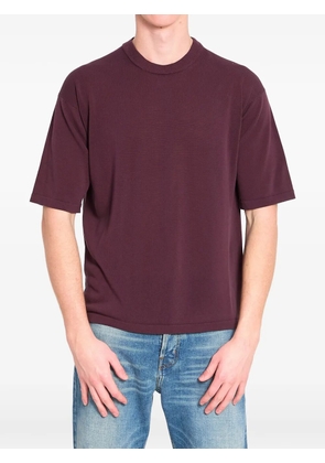 Roberto Collina ribbed crewneck T-shirt - Purple