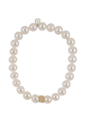 Sydney Evan Marquise Rondelle pearl bracelet - Gold