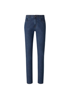 Canali five-pocket-style jeans - Blue