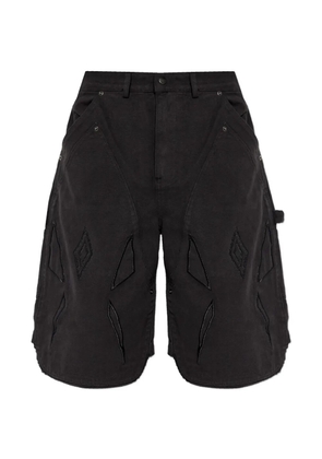 UMBRO appliqué shorts - Black