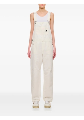 Carhartt WIP straight-leg dungaree - White