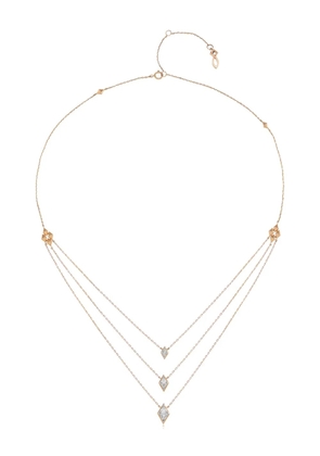 Aneka 18K recycled gold Limitless Triad diamond necklace