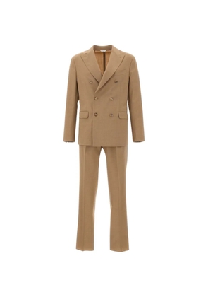 Boglioli double-breasted peaked-lapel suit - Neutrals
