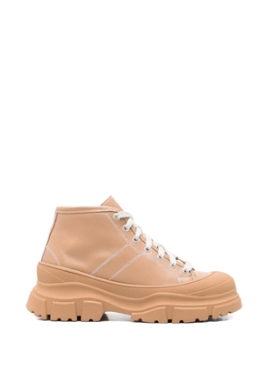 Sofie D'hoore contrast-stitch fairway sneakers - Neutrals