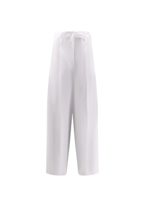 Alysi wide-leg trousers - White