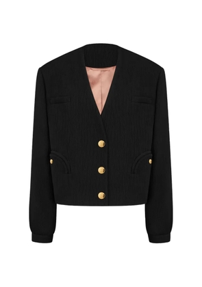 Blazé Milano Infinity textured button jacket - Black