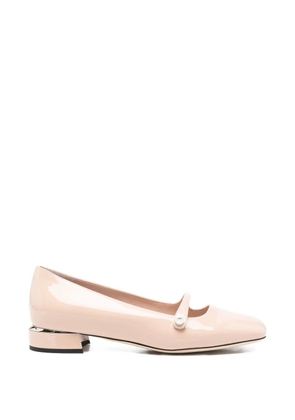 Jimmy Choo mary jane ballet flats - Neutrals