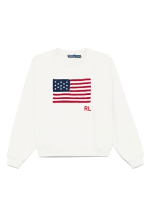 Polo Ralph Lauren logo-embroidered sweatshirt - White