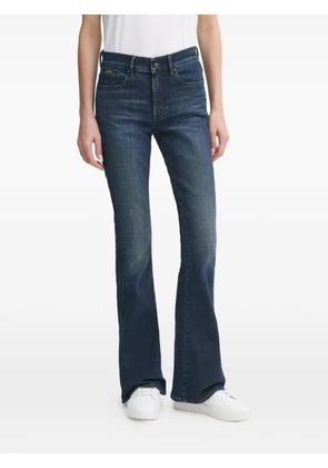 G-Star RAW logo-patch flared jeans - Blue