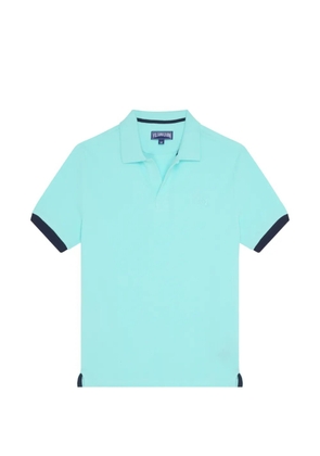 Vilebrequin embroidered piqué T-shirt - Blue